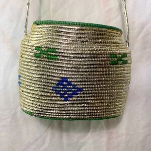 Handmade Metallic purse from Africa